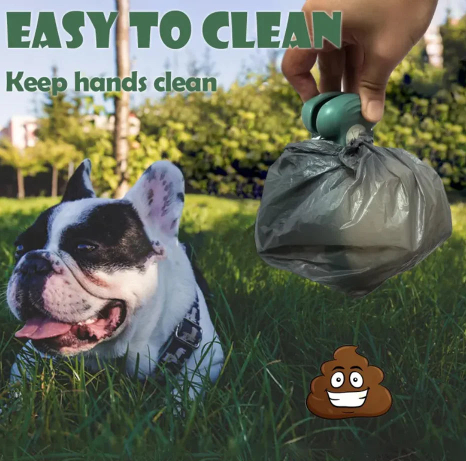 Portable Handheld Pooper Scooper with Waste Bag Holder