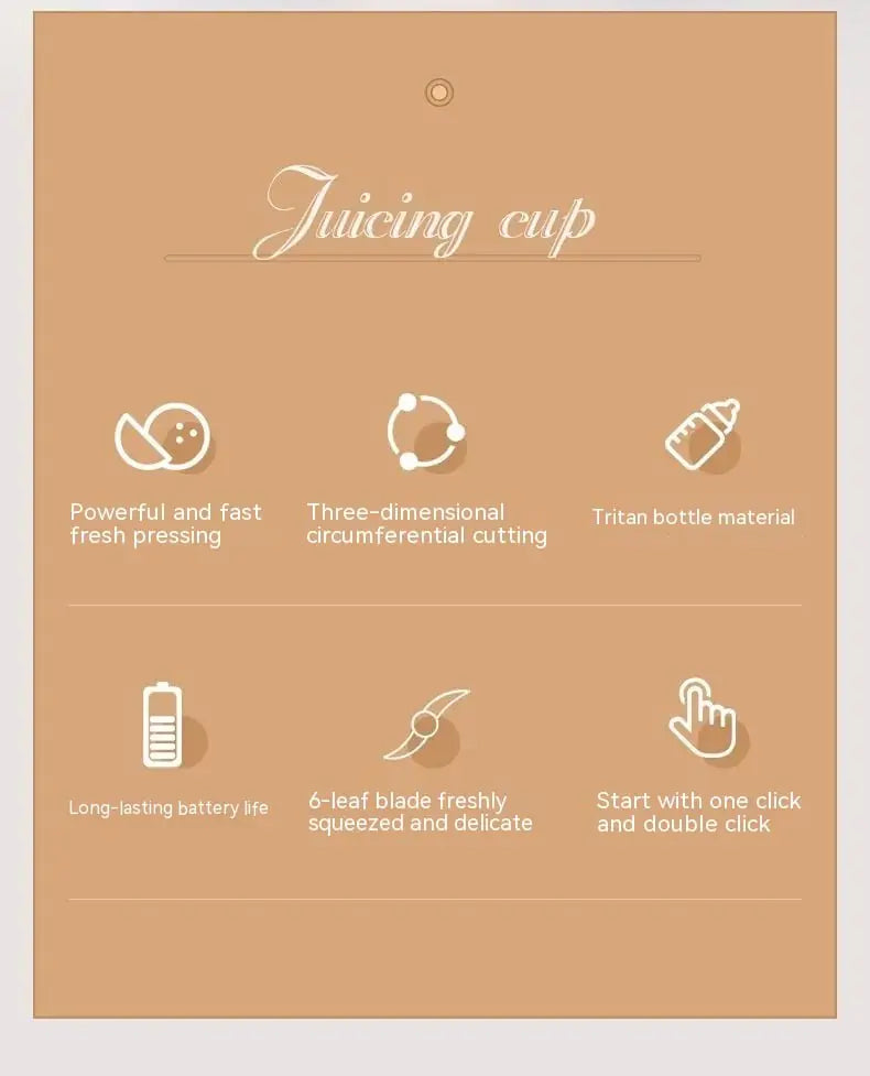 Rechargeable Multi-Functional Juice Blender